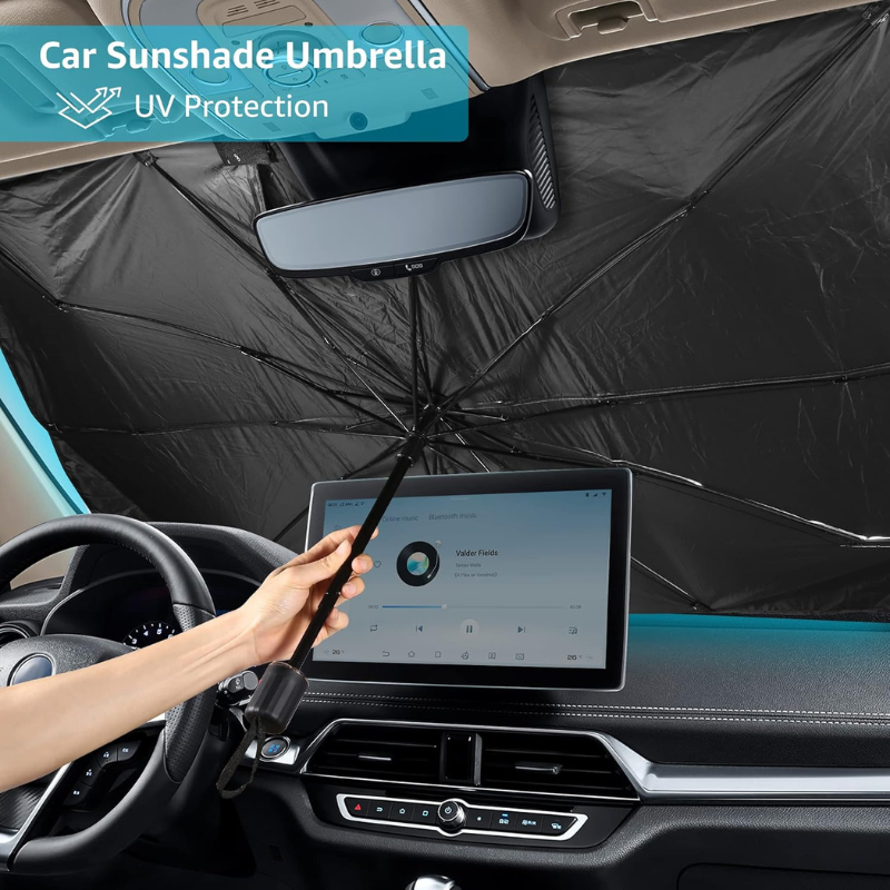 CAR WIND SHIELD UMBRELLA ( UV LIGHT PROTECTION )