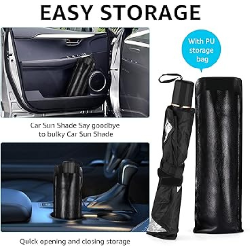 CAR WIND SHIELD UMBRELLA ( UV LIGHT PROTECTION )
