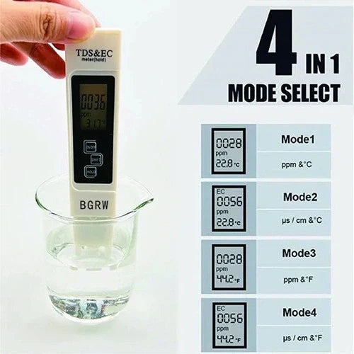 💧 TDS Meter Water Quality Testing Pen – Digital Water Purity Tester for Home