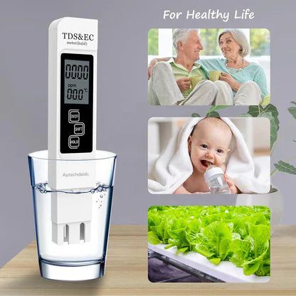 💧 TDS Meter Water Quality Testing Pen – Digital Water Purity Tester for Home